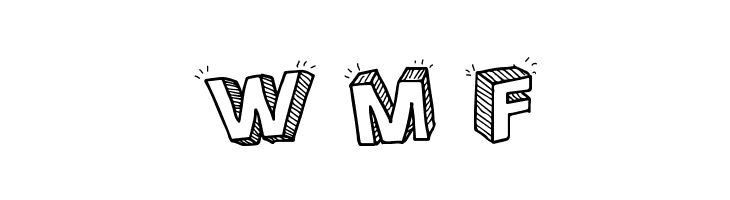 Sketch 3D  Free Fonts Download