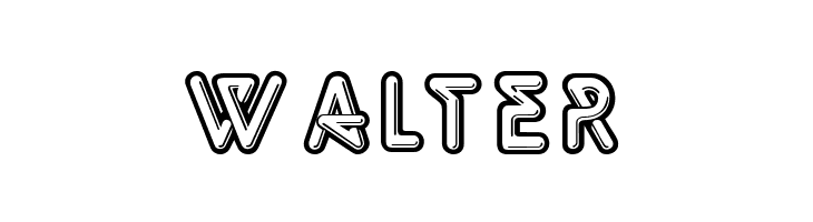 WALTER Neon Lights Font