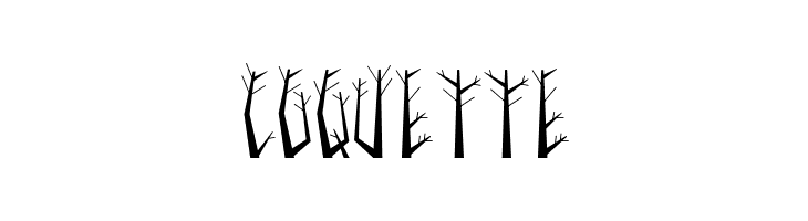 Seasonal Trees  Free Fonts Download