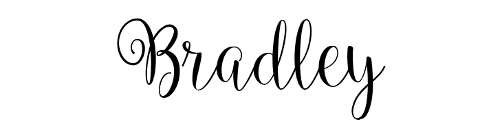 Bradley Ballerina Script Font