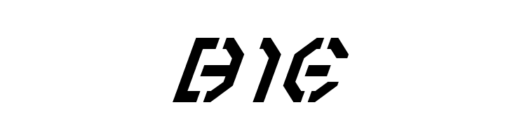 Year 3000 Italic  Free Fonts Download