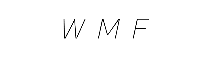 Kanit Thin Italic  Free Fonts Download