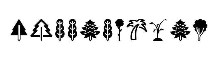 Trees Go  Free Fonts Download