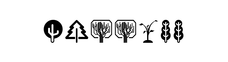 Trees Go  Free Fonts Download