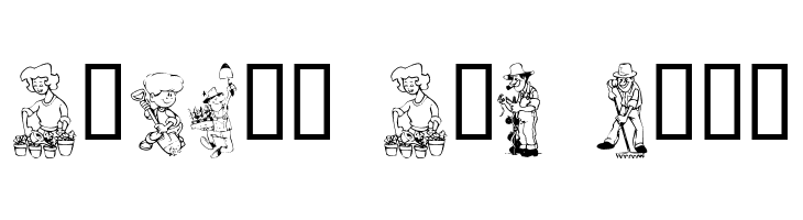 KR Summer Gardening  Free Fonts Download