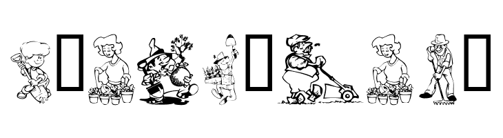 KR Summer Gardening  Free Fonts Download