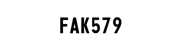 FAK579 Monofonto Font