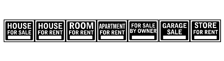 All-Purpose Signs JL  Free Fonts Download