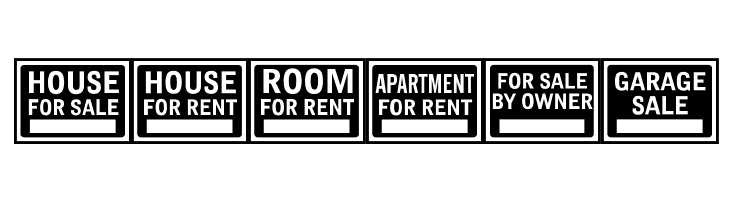 All-Purpose Signs JL  Free Fonts Download