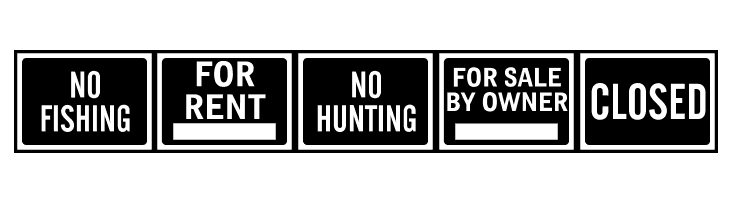 All-Purpose Signs JL  Free Fonts Download