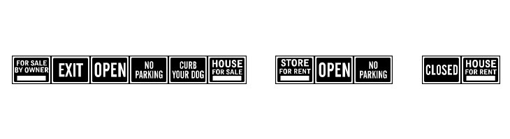 All-Purpose Signs JL  Free Fonts Download