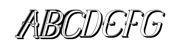 Senandung Malam 3D Bold Italic  Free Fonts Download