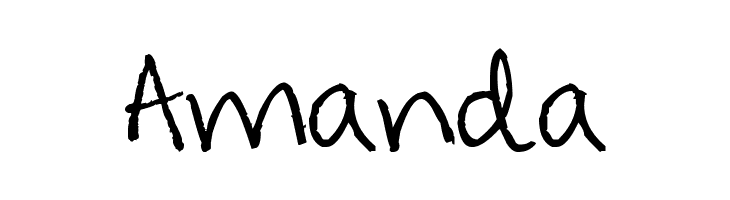 Amanda's Cute  Free Fonts Download