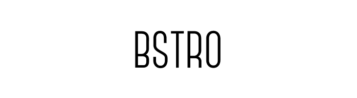 BSTRO CanterBold Font