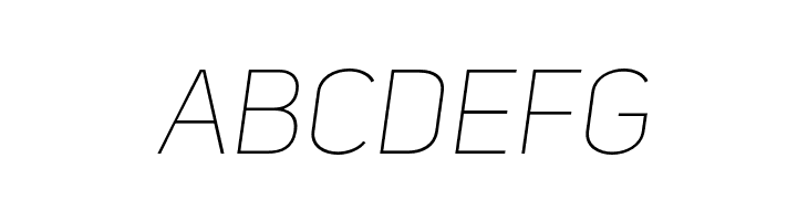 UniSansThinItalicCAPS  Free Fonts Download