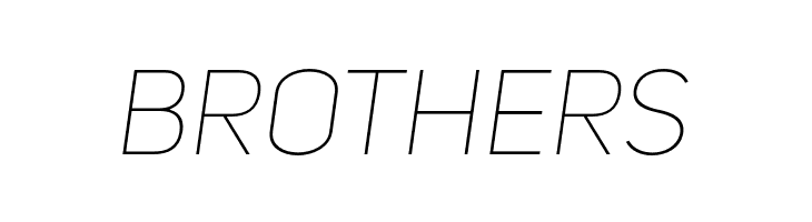 UniSansThinItalicCAPS  Free Fonts Download