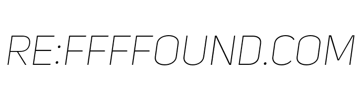 UniSansThinItalicCAPS  Free Fonts Download
