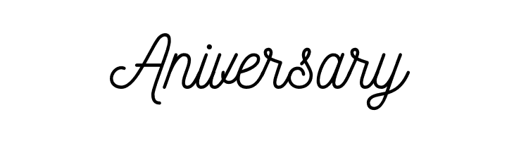Aniversary Nickainley-Normal Font