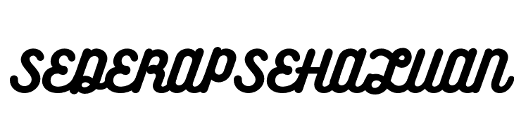 SEDERAPSEHALUAN BukhariScript-Regular Font