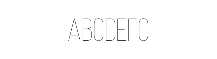 Bebas Neue Thin  Free Fonts Download