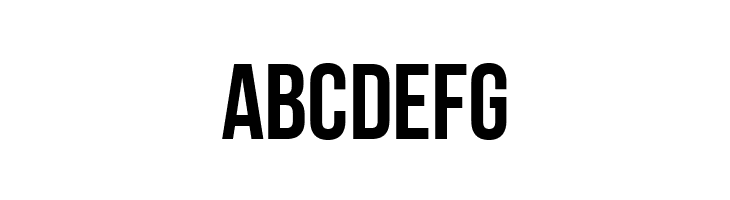 ABCDEFG Bebas Neue Bold Font