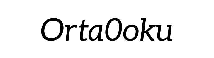 Aleo Italic  Free Fonts Download