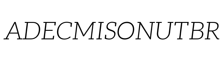 Aleo Light Italic  Free Fonts Download