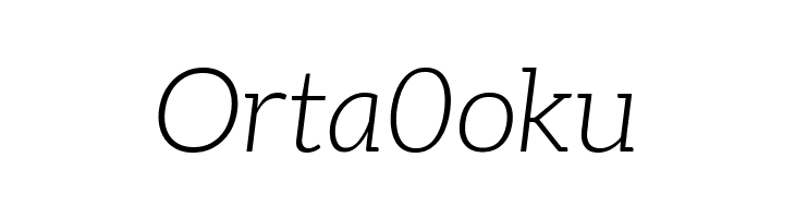 Aleo Light Italic  Free Fonts Download