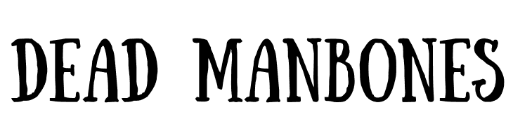 DEAD%2BMANBONES Sunday Font