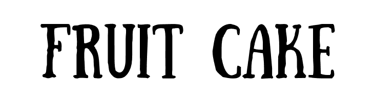 Fruit%2BCake Sunday Font