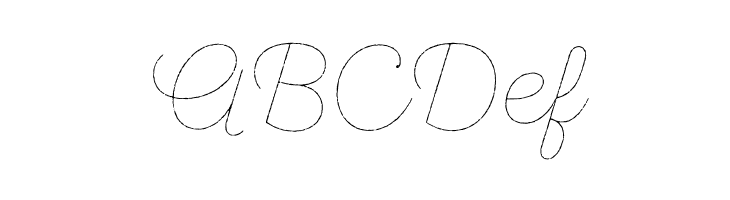 SantEliaRough-Line  Free Fonts Download