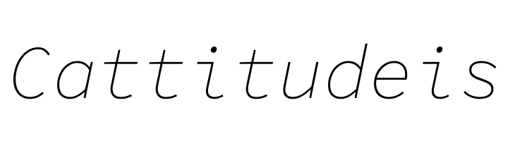 Source Code Pro ExtraLight Italic  Free Fonts Download