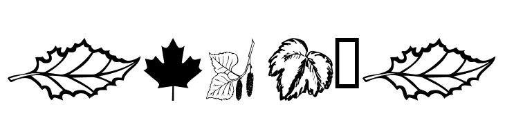 wmleaves1  Free Fonts Download
