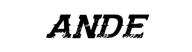 Gunfighter Academy Italic  Free Fonts Download