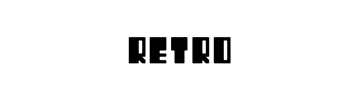 RETRO Retro, Andre Jotha Font
