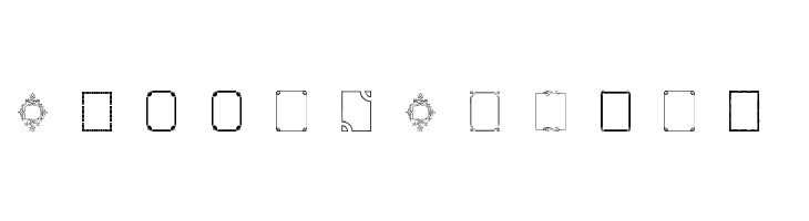 Vintage Frames 3  Free Fonts Download