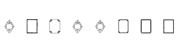 Vintage Frames 3  Free Fonts Download
