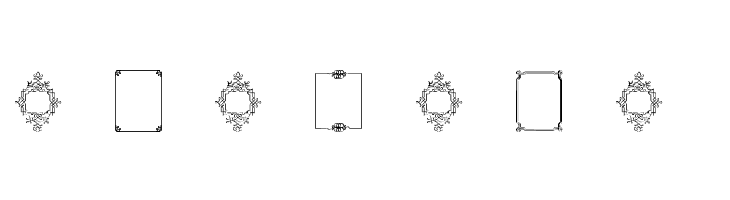 Vintage Frames 3  Free Fonts Download