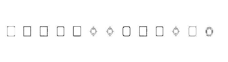 Vintage Frames 3  Free Fonts Download