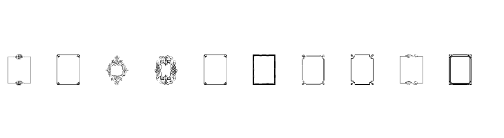 Vintage Frames 3  Free Fonts Download