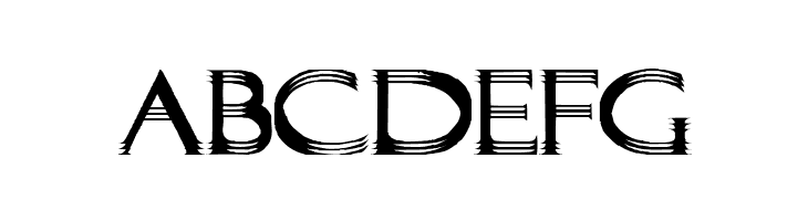 Trilayered  Free Fonts Download