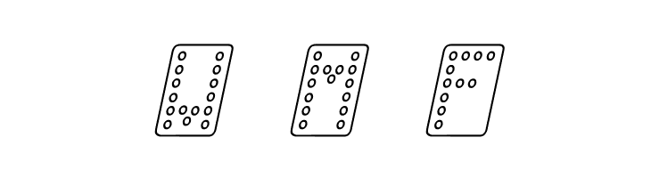 Domino normal kursiv omrids  Free Fonts Download