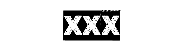 Corner Dark Just X  Free Fonts Download