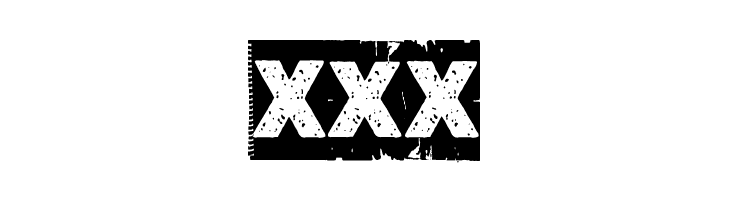 Corner Dark Just X  Free Fonts Download
