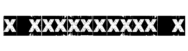 Corner Dark Just X  Free Fonts Download