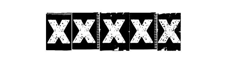 Corner Dark Just X  Free Fonts Download