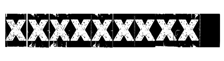 Corner Dark Just X  Free Fonts Download