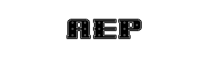 IronCladBoltedRaised  Free Fonts Download