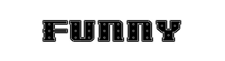IronCladBoltedRaised  Free Fonts Download