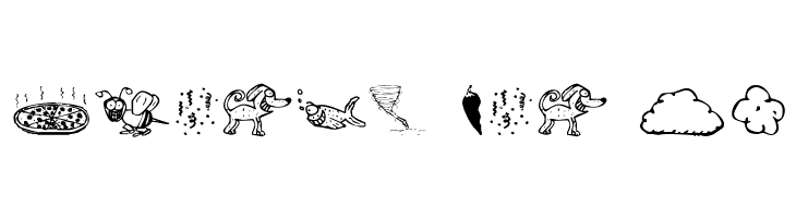 KR Silly Art Dings  Free Fonts Download